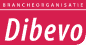 Dibevo-logo op rode achtergrond